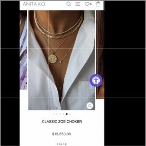 Wear Bracha Cabo Gold Necklace / Bracelet Anita Ko Dupe